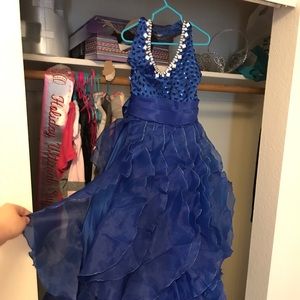 Girls size 10 pageant dress